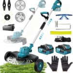 4- in-1 Rasentrimmer mit Akku, Bürstenloser Motor, 4 Klingentypen