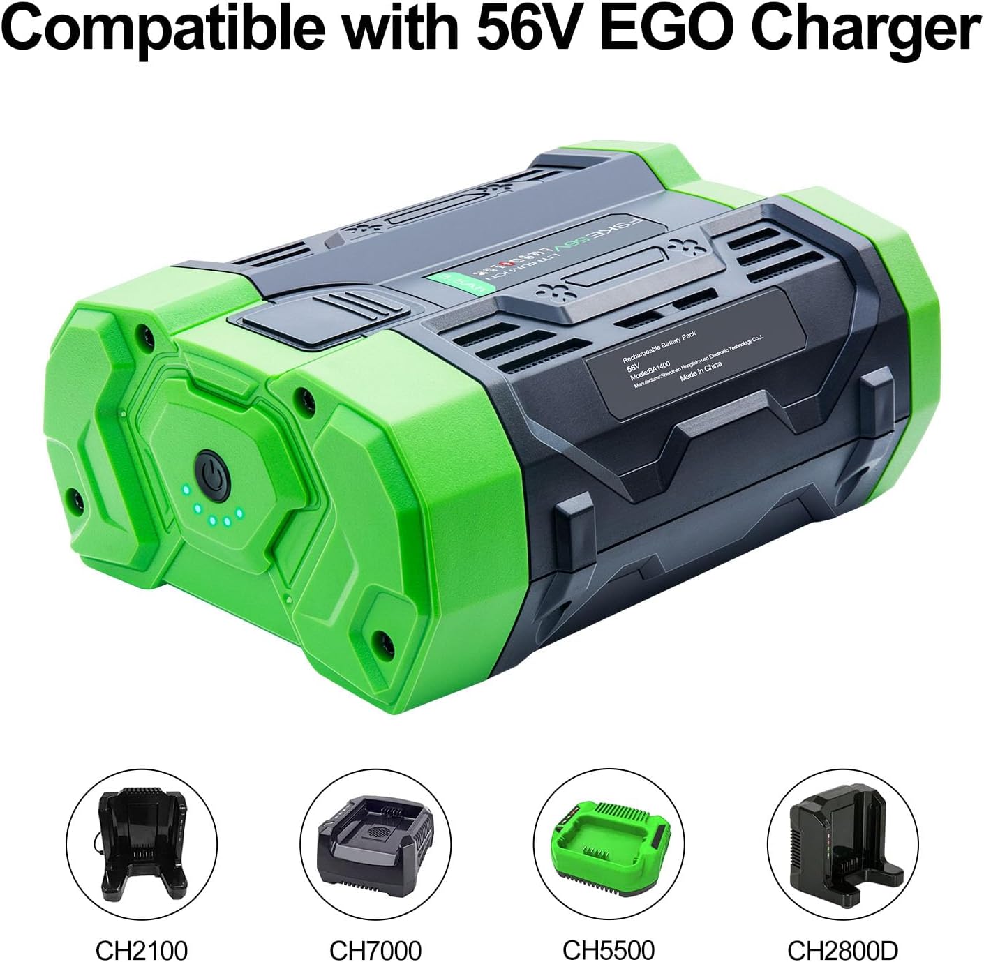 56V 3,5Ah Li-Ion Ersatzakku für E/G/O 56V Akku BA1400 BA2800 BA4200 5 56V 3,5Ah Li-Ion Ersatzakku für E/G/O 56V Akku BA1400 BA2800 BA4200 – Bild 5