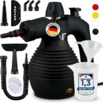 Neighbour's Friend® Dampfreiniger Neues Modell – Leistungsstarker Hand Steam Cleaner, 3,5 Bar Druck, 4m Kabel, 350ml Tank I Handdampfreiniger für Auto, Werkstatt, Haushalt & Fensterreinigung