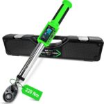 Digitaler Drehmomentschlüssel 1/2" 11-220Nm, Winkel & LCD-Alarm, für Auto