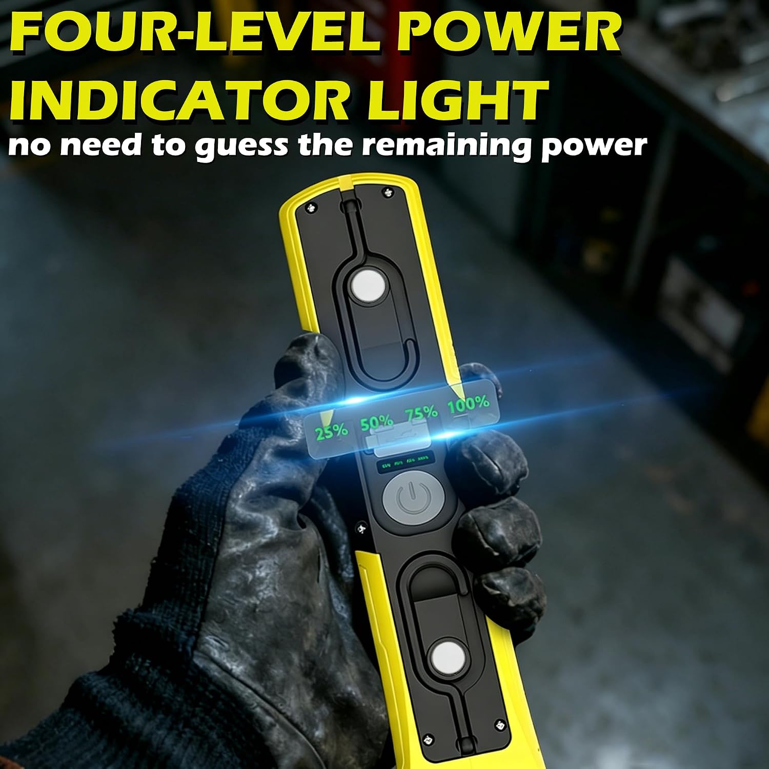6000mAh Arbeitsleuchte LED,5 Lichtmodi,3000 Lumen Werkstattlampe mit Magnetfuß und Haken,360° Drehbare,für Auto Garage Werkstatt Camping Notfall 5 6000mAh Arbeitsleuchte LED,5 Lichtmodi,3000 Lumen Werkstattlampe mit Magnetfuß und Haken,360° Drehbare,für Auto Garage Werkstatt Camping Notfall – Bild 5
