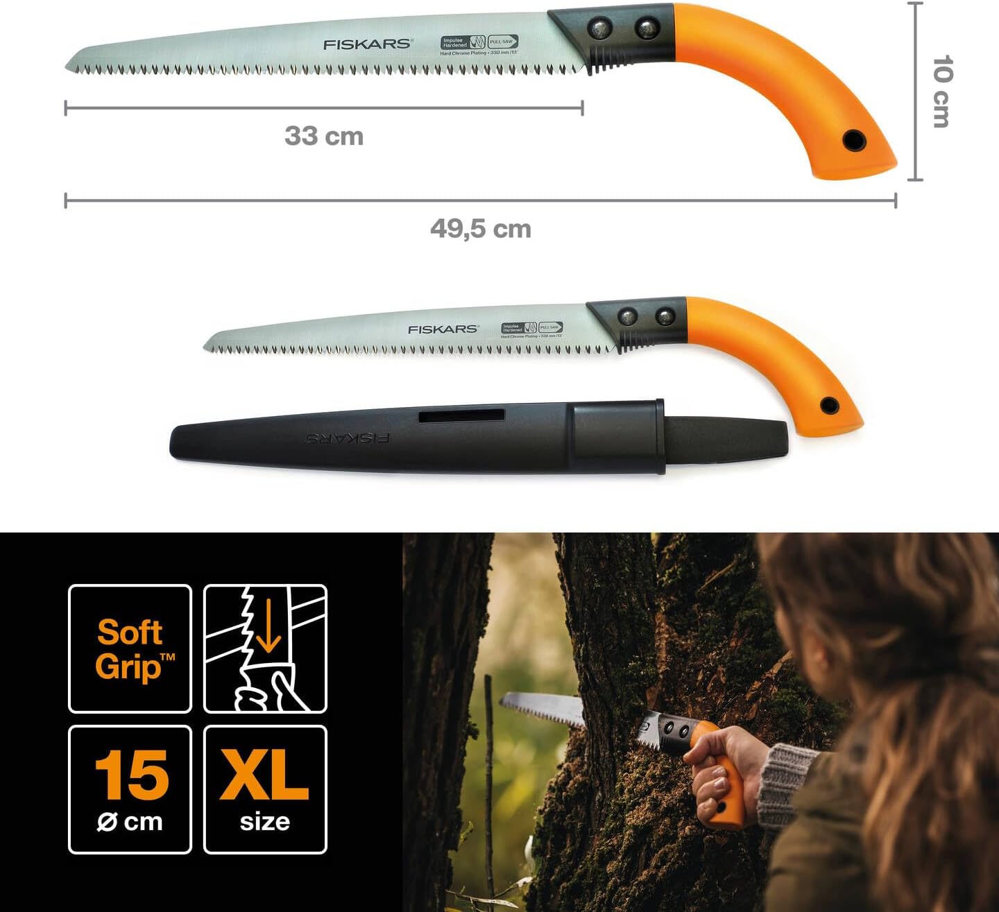 Fiskars Saw Curved Handle SW84 2 Fiskars Saw Curved Handle SW84 – Bild 2