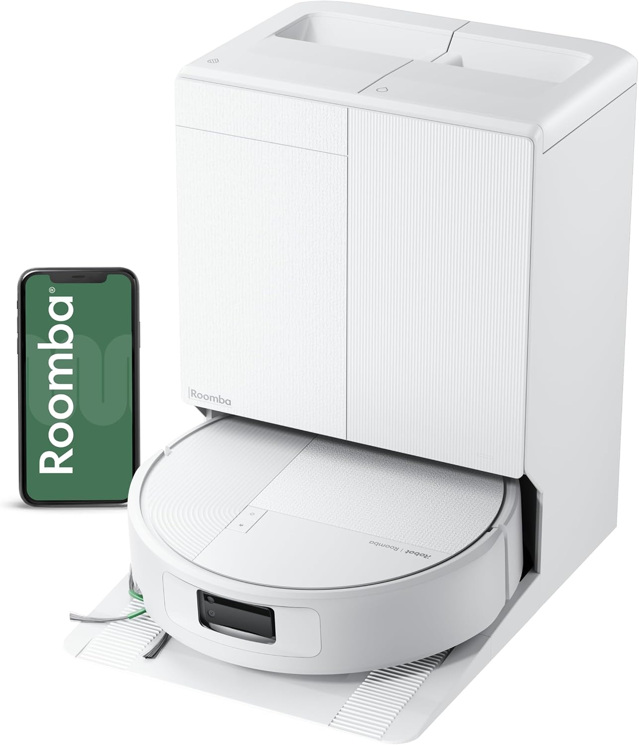iRobot Roomba 675 Saugroboter, Laser+AI, 30.000 Pa, 80 °C Moppwäsche