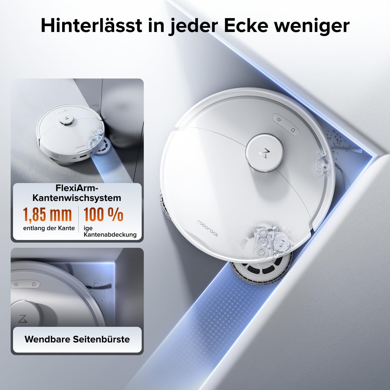 roborock Qrevo 2 Pro Saugroboter mit Wischfunktion, 25.000 Pa Saugkraft 4 roborock Qrevo 2 Pro Saugroboter mit Wischfunktion, 25.000 Pa Saugkraft – Bild 4
