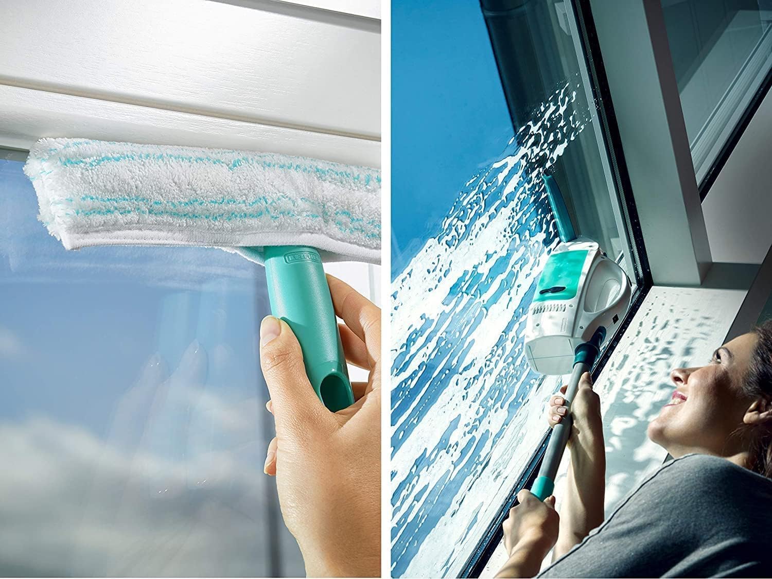 Leifheit Fenstersauger Set Dry&Clean mit Stiel/Einwascher, Fensterreiniger 5 Leifheit Fenstersauger Set Dry&Clean mit Stiel/Einwascher, Fensterreiniger – Bild 5