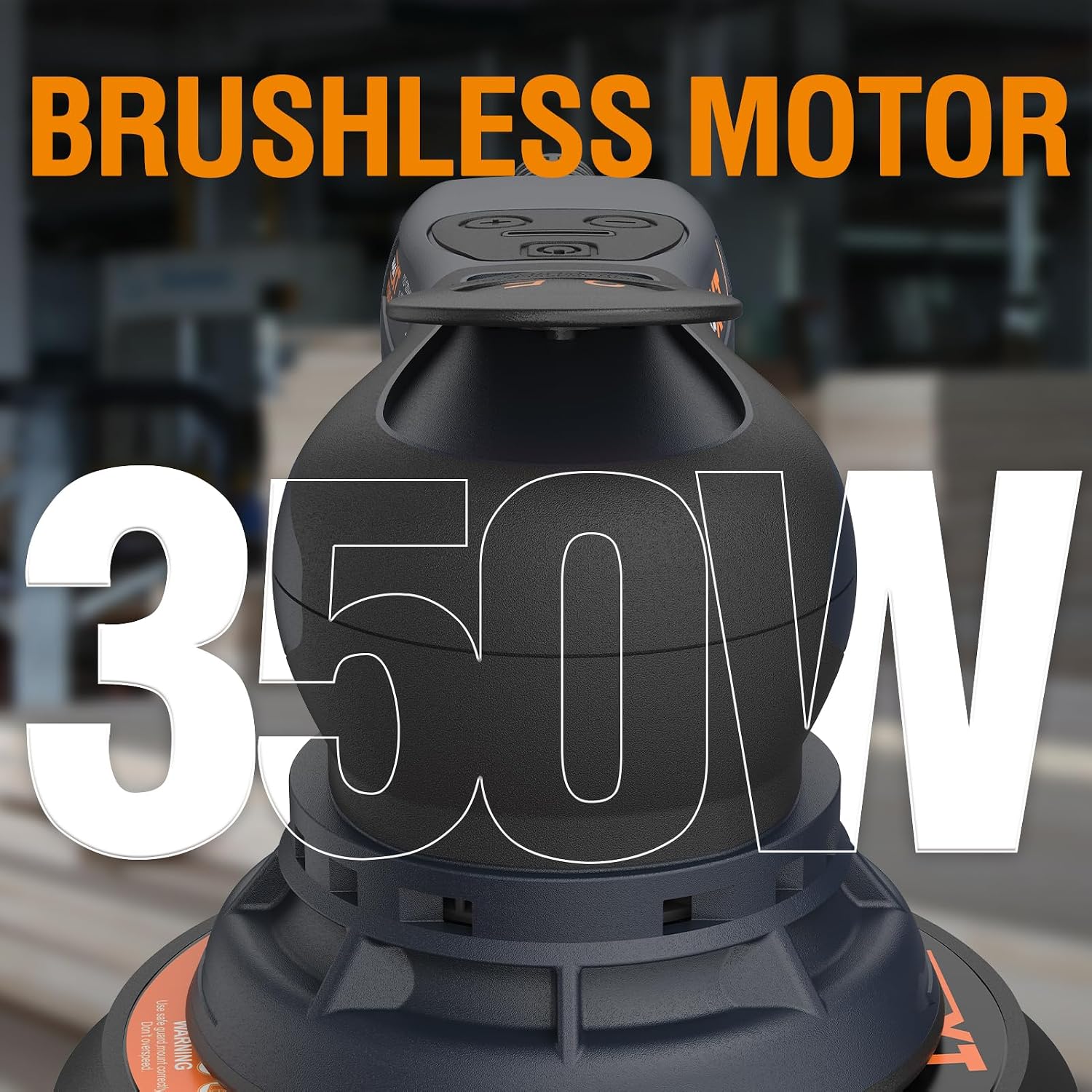 MAXXT Exzenterschleifer, 150 mm (6 Zoll), bürstenloser Motor, 230 V, 2,5 mm Exzenterhub, Schleif- und Poliergerät für Holz 2 MAXXT Exzenterschleifer, 150 mm (6 Zoll), bürstenloser Motor, 230 V, 2,5 mm Exzenterhub, Schleif- und Poliergerät für Holz – Bild 2