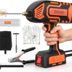 FEIFANKE HandschweißGeräT 220V 120A Elektroden SchweißGeräT IGBT Inverter Tragbares SchweissgeräT HeißStart und Antihaft Funktion 1,6-3,2mm Elektroden für Reparaturen Professionelle SchweißProjekte
