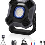 WORKPRO Akku LED Arbeitsleuchte 2000lm, 5 Lichtmodi, Magnetfuß
