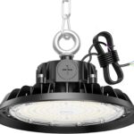 UFO LED 100W Werkstattlampe Superhelle Werkstatt Deckenleuchte Dimmbare 60W/80W/100W High Bay Light 17000LM LED Hallenstrahle Treiber 4000K IP65 Industriestrahler 120° für Fabriken, Lager