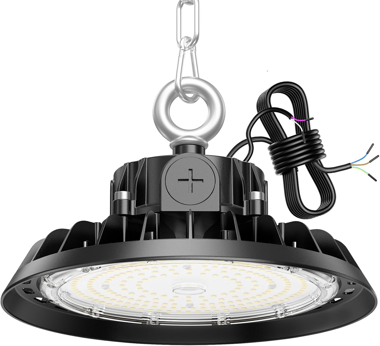 UFO LED 100W Werkstattlampe Superhelle Werkstatt Deckenleuchte Dimmbare 60W/80W/100W High Bay Light 17000LM LED Hallenstrahle Treiber 4000K IP65 Industriestrahler 120° für Fabriken, Lager 1 UFO LED 100W Werkstattlampe Superhelle Werkstatt Deckenleuchte Dimmbare 60W/80W/100W High Bay Light 17000LM LED Hallenstrahle Treiber 4000K IP65 Industriestrahler 120° für Fabriken, Lager