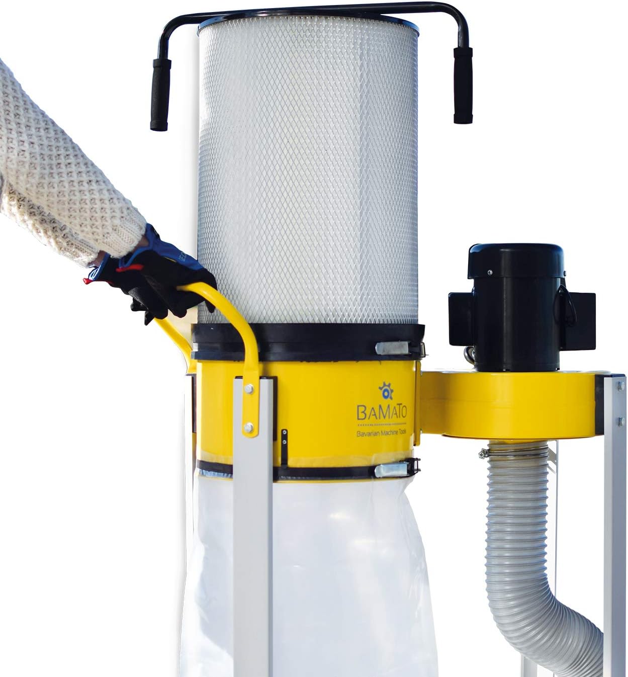 BAMATO Absauganlage AB-1500CF Späneabsaugung Feinstaubfilter 400V 2 BAMATO Absauganlage AB-1500CF Späneabsaugung Feinstaubfilter 400V – Bild 2