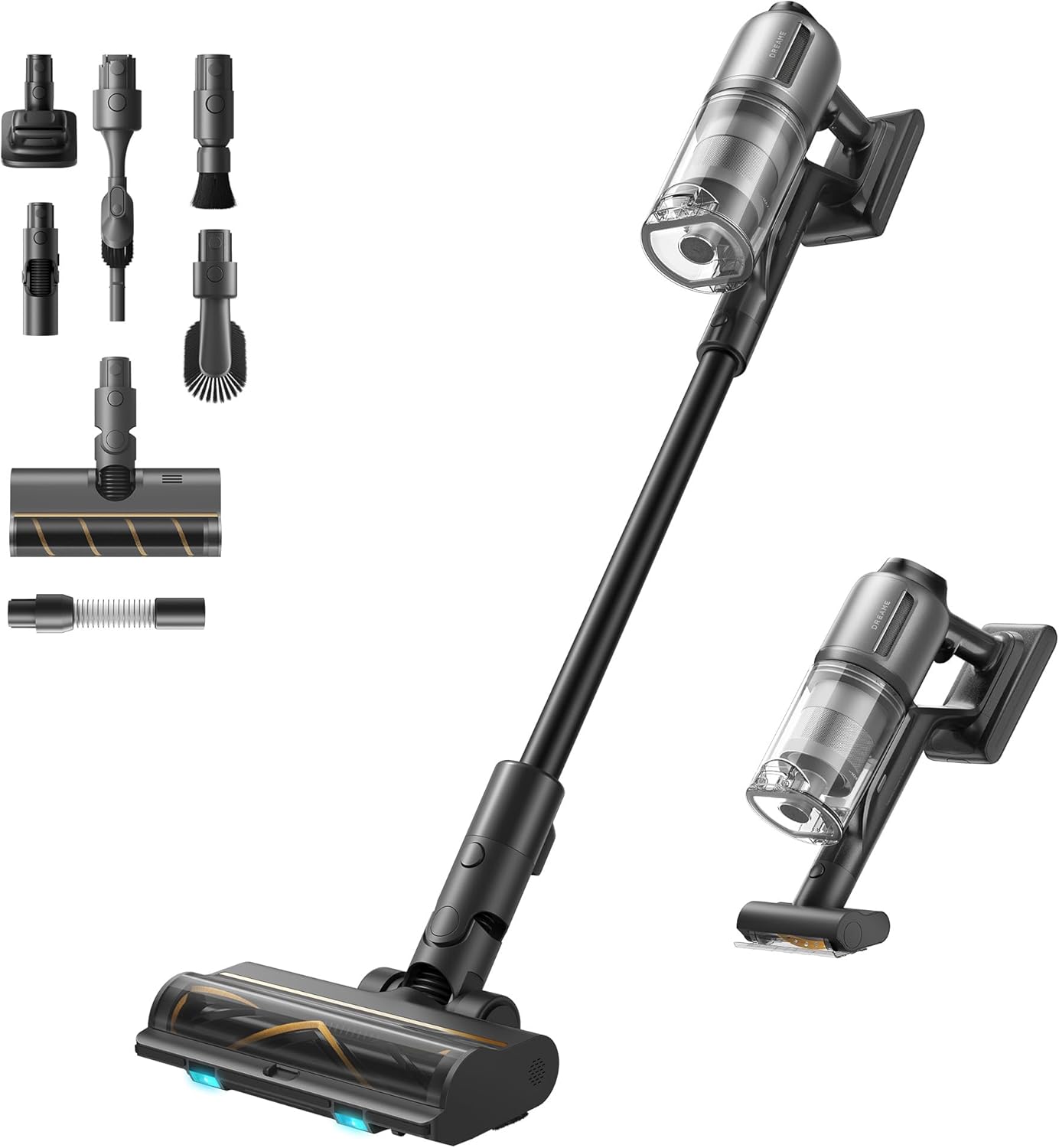 dreame Z30 Akku-Staubsauger, 28 000 Pa/310 AW, CelesTect™ LED-Beleuchtung 1 dreame Z30 Akku-Staubsauger, 28 000 Pa/310 AW, CelesTect™ LED-Beleuchtung