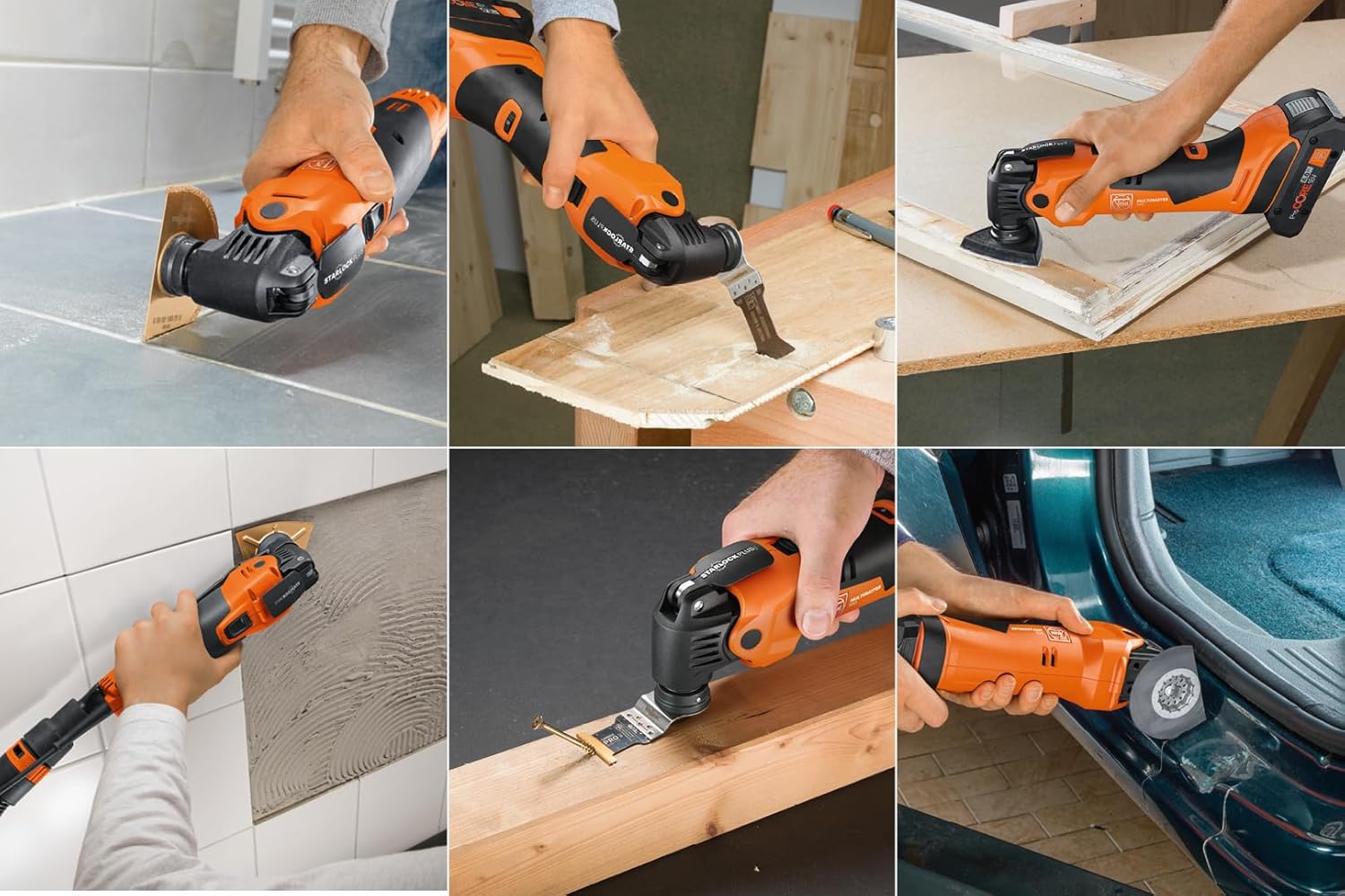 Fein Akku Multimaster AMM 700 MAX TOP 4.0 AH AS (18 V, Akku 4,0 Ah, AMPShare, StarlockMax, inkl. Zubehör-Set 60-teilig für Holz, Kunstsoff + Metall, Multifunktionswerkzeug, in L-Boxx) 71293661000 4 Fein Akku Multimaster AMM 700 MAX TOP 4.0 AH AS (18 V, Akku 4,0 Ah, AMPShare, StarlockMax, inkl. Zubehör-Set 60-teilig für Holz, Kunstsoff + Metall, Multifunktionswerkzeug, in L-Boxx) 71293661000 – Bild 4