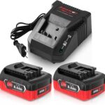 2X 8.0 Ah/8000mAh Ersatzakku für Bosch Akku 18V GBA + Ladegerät