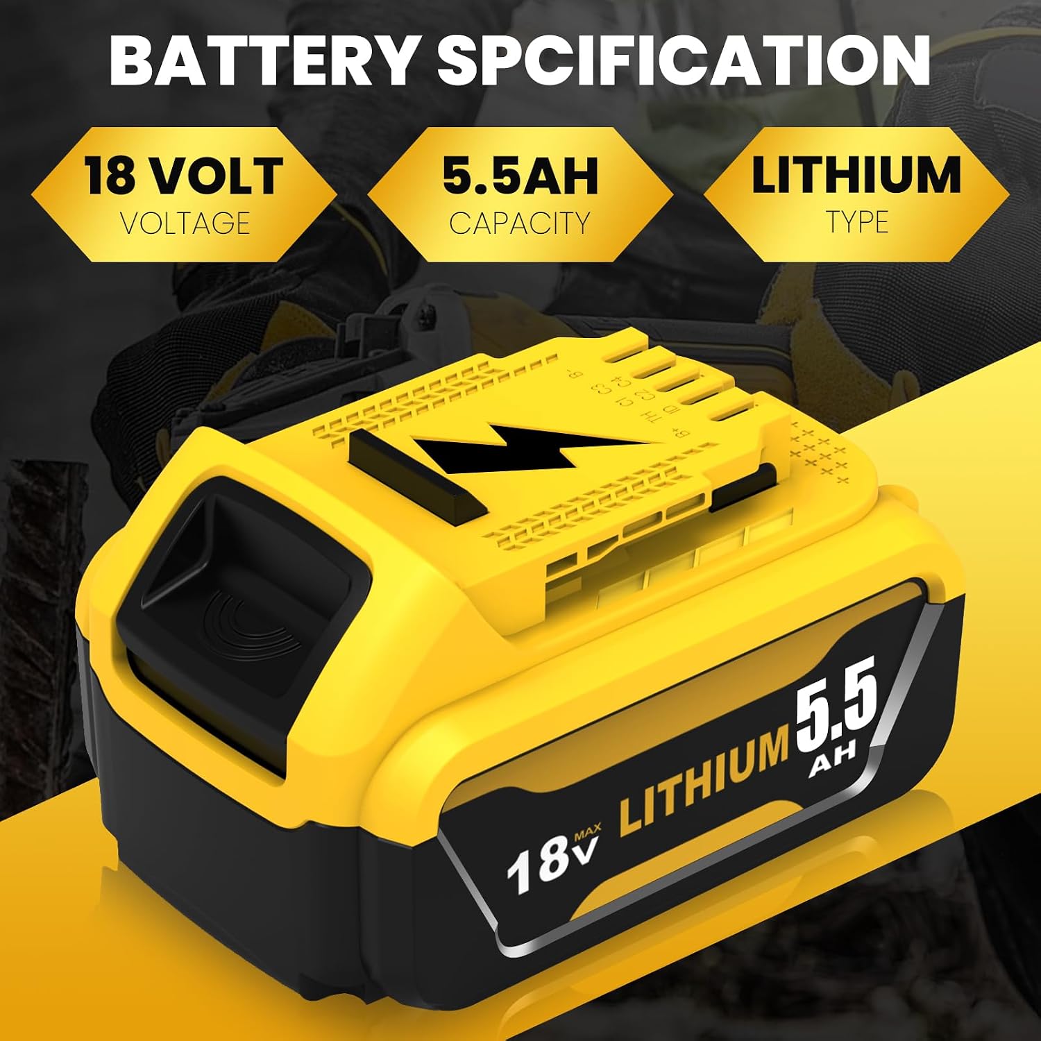 4 Stück Ersatzakku für Dewalt Akku 18V 5.5Ah + Doppel-Ladegerät DCB102 2 4 Stück Ersatzakku für Dewalt Akku 18V 5.5Ah + Doppel-Ladegerät DCB102 – Bild 2