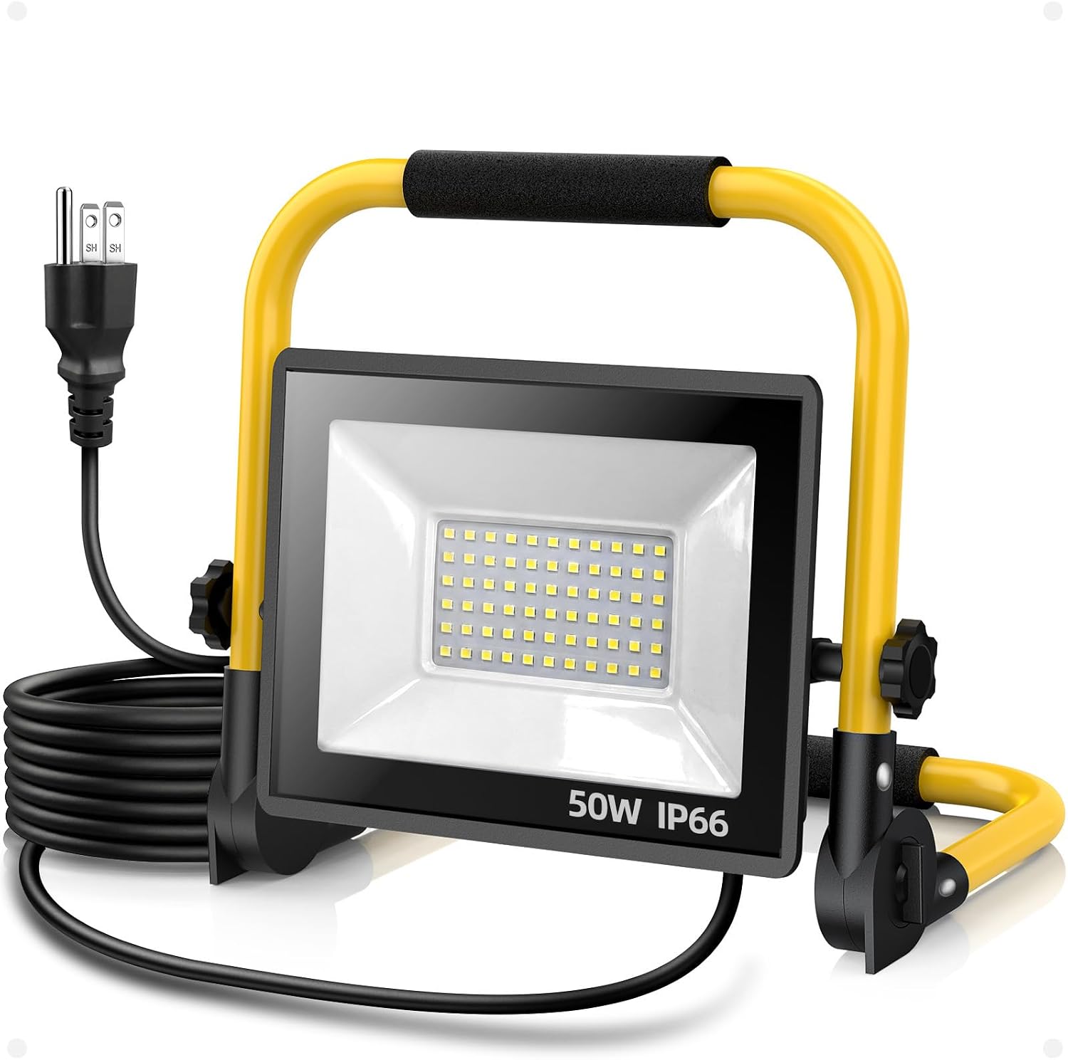 SOARFLY LED Baustrahler 50W 10000LM, Superhelle Arbeitsleuchte Tragbar, IP66 Wasserdicht, 6500K Tageslichtweiß, Baustellenlampe mit Schalter für Werkstatt, Garage und Baustelle 1 SOARFLY LED Baustrahler 50W 10000LM, Superhelle Arbeitsleuchte Tragbar, IP66 Wasserdicht, 6500K Tageslichtweiß, Baustellenlampe mit Schalter für Werkstatt, Garage und Baustelle