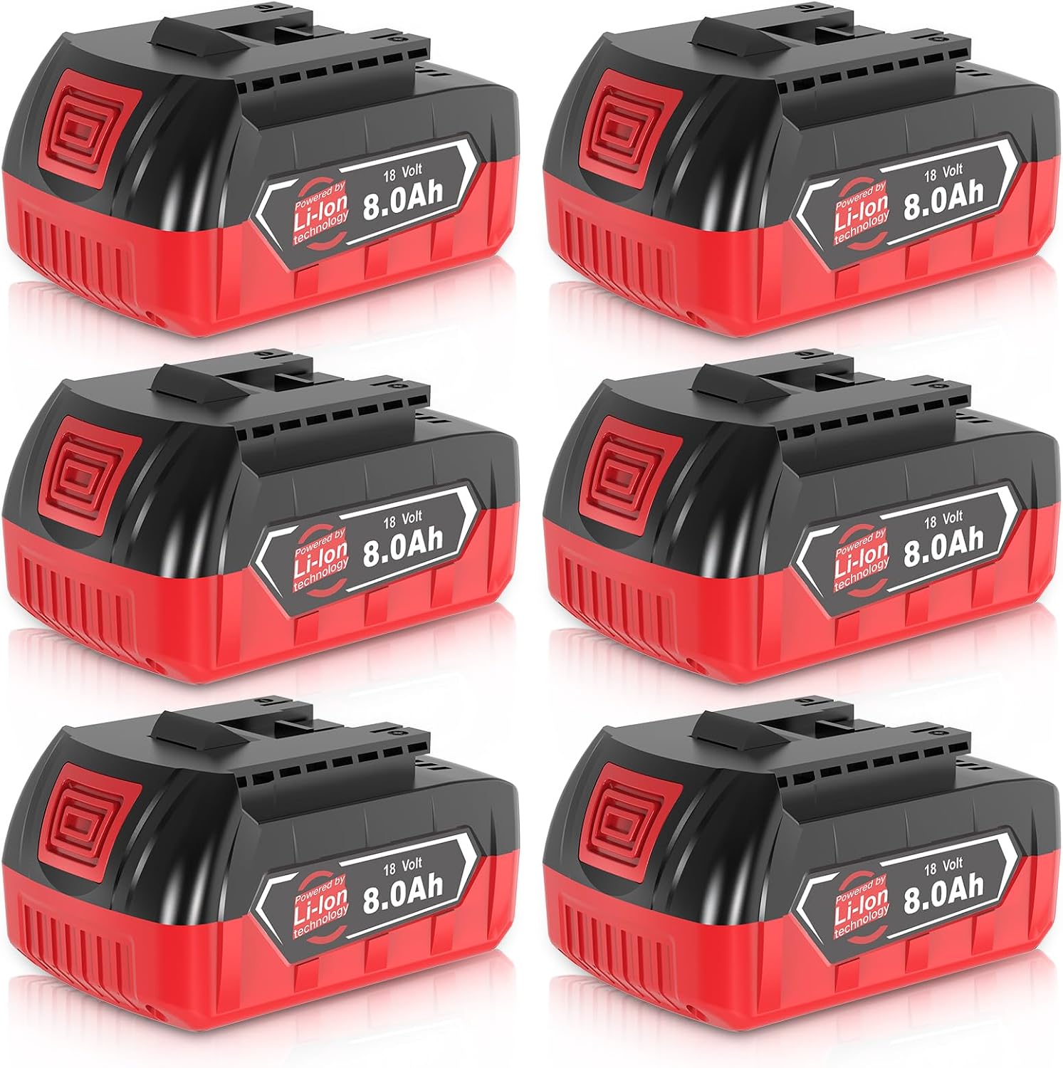 6X 8.0Ah GBA Ersatzakku für Bosch Akku 18V 1 6X 8.0Ah GBA Ersatzakku für Bosch Akku 18V
