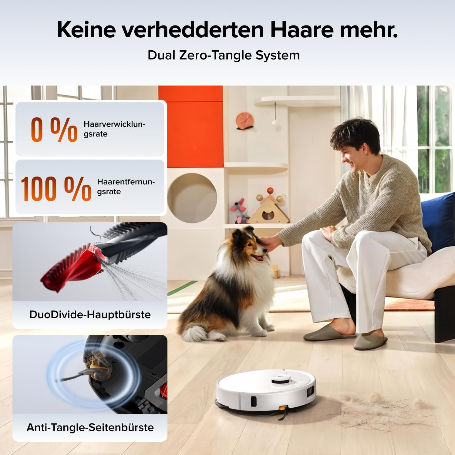 roborock Qrevo 2 Pro Saugroboter mit Wischfunktion, 25.000 Pa Saugkraft 3 roborock Qrevo 2 Pro Saugroboter mit Wischfunktion, 25.000 Pa Saugkraft – Bild 3