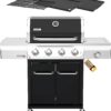 Nexgrill Gourmet Pro 4-Brenner Gasgrill mit Seitenkochfeld & Plancha (Griddle-Max System) – Edelstahl Gasgrill mit porzellanbeschichteten Gusseisenrosten, Ideal für Garten, Balkon & BBQ-Events 6 71thSRp1XML. AC SL1500