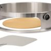 BBQ-Toro Edelstahl Pizza Element Ø 57 cm Kugelgrill, Pizzaeinsatz inkl. Schaufel, Pizzastein und Thermometer 3 71ufhXCEHlL. AC SL1500
