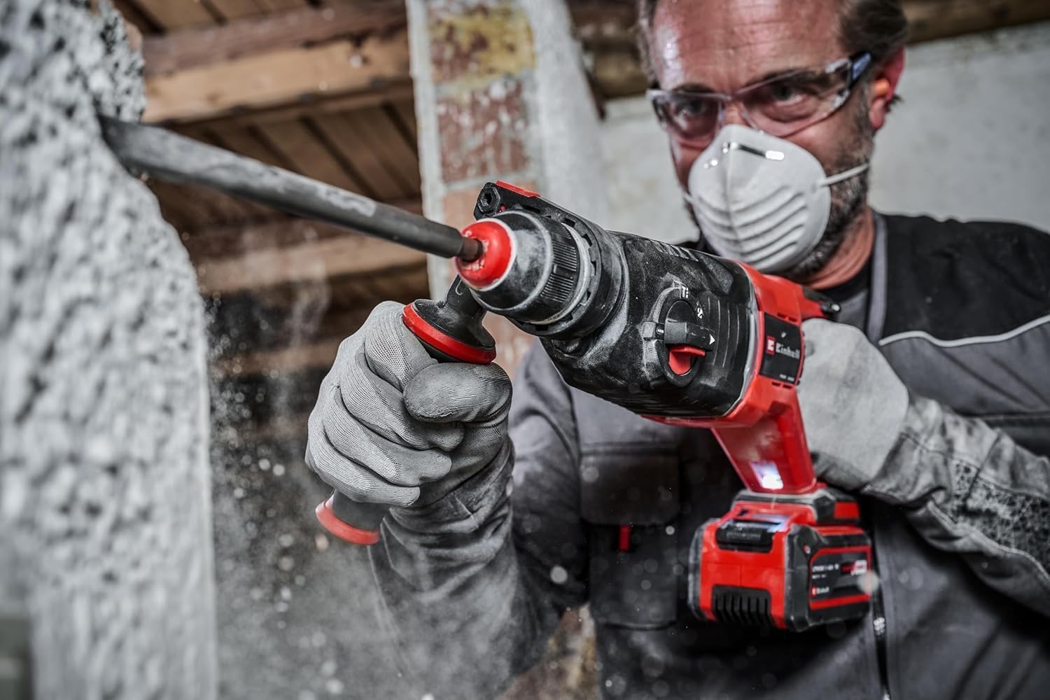 Einhell Professional Akku-Bohrhammer TP-HD 18/26 D Li BL-Solo 4 Einhell Professional Akku-Bohrhammer TP-HD 18/26 D Li BL-Solo – Bild 4