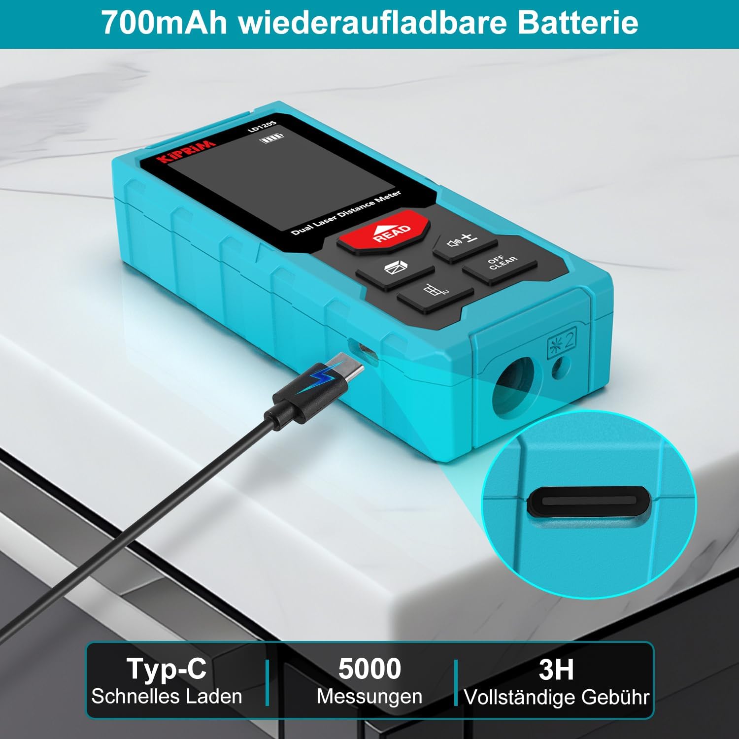Kiprim LD120S Bilaterale Laser-Entfernungsmesser bis 120 m 3 Kiprim LD120S Bilaterale Laser-Entfernungsmesser bis 120 m – Bild 3