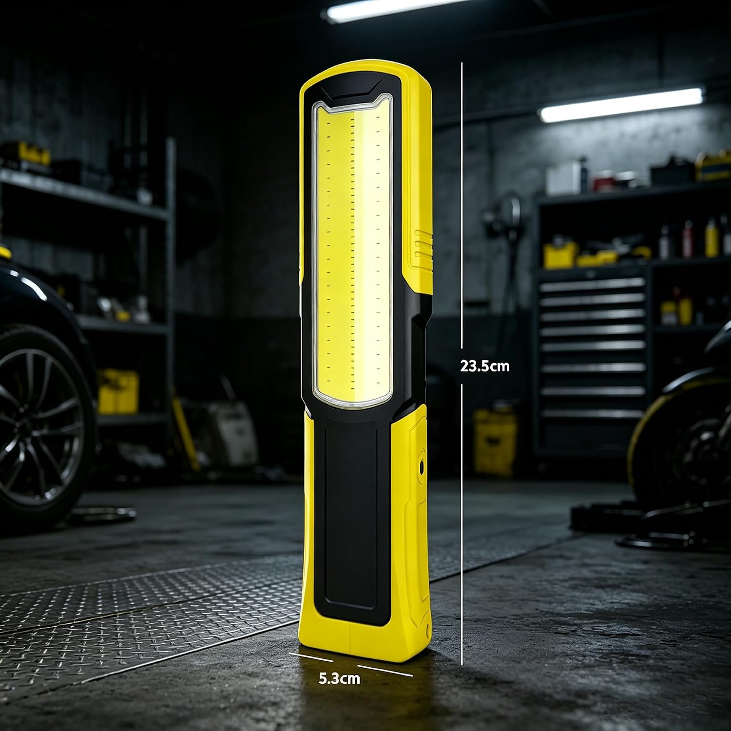 6000mAh Arbeitsleuchte LED,5 Lichtmodi,3000 Lumen Werkstattlampe mit Magnetfuß und Haken,360° Drehbare,für Auto Garage Werkstatt Camping Notfall 2 6000mAh Arbeitsleuchte LED,5 Lichtmodi,3000 Lumen Werkstattlampe mit Magnetfuß und Haken,360° Drehbare,für Auto Garage Werkstatt Camping Notfall – Bild 2