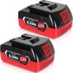 2 Stück 8.0Ah Ersatzakku für Bosch Akku 18V GBA