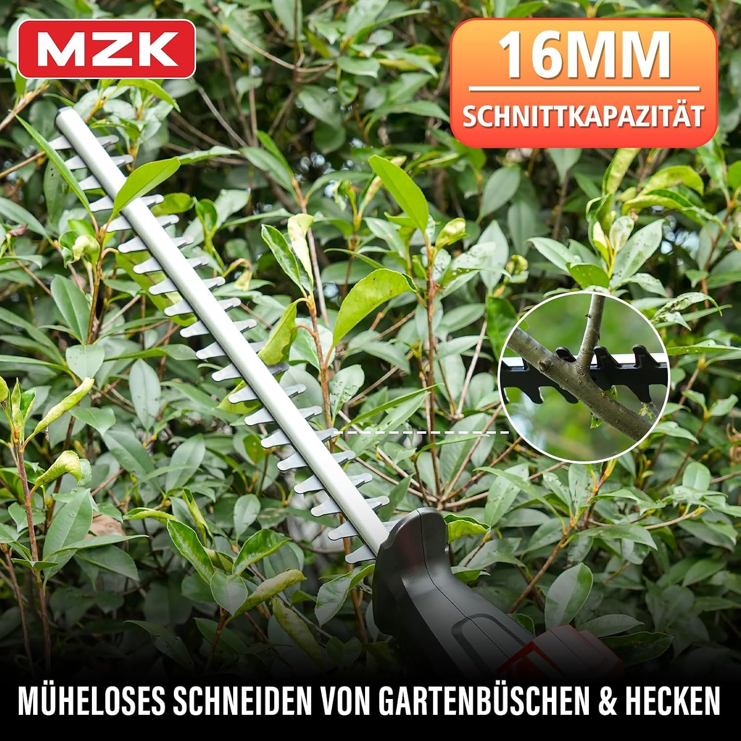 MZK 20V Teleskop Heckenschere Akku 2X 4,0Ah 57cm 3 MZK 20V Teleskop Heckenschere Akku 2X 4,0Ah 57cm – Bild 3