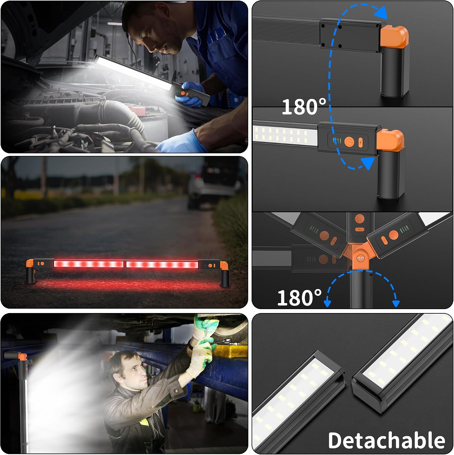 daphomeu LED Motorhaubenleuchte Wiederaufladbar, Abnehmbare Arbeitsleuchte 5 daphomeu LED Motorhaubenleuchte Wiederaufladbar, Abnehmbare Arbeitsleuchte – Bild 5