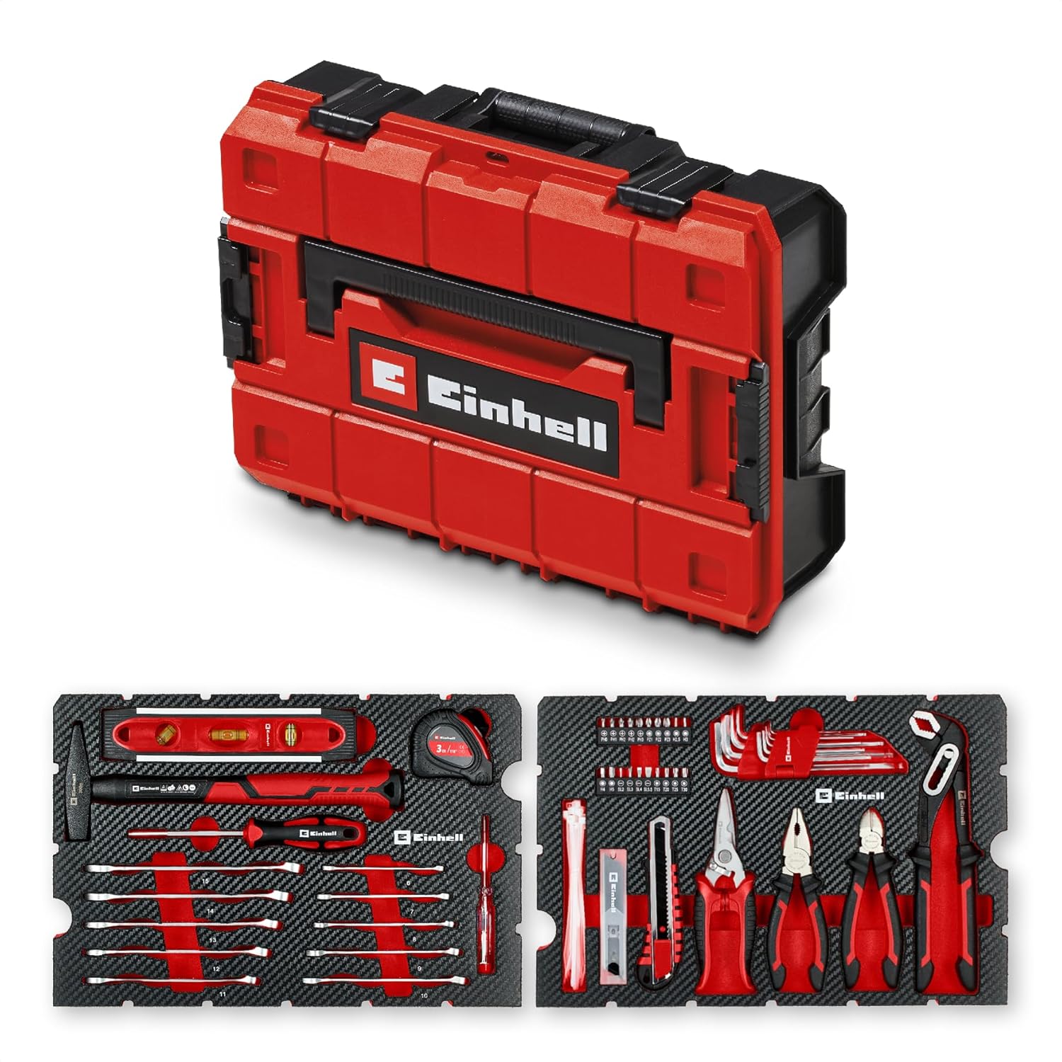 Einhell E-Case 79-tlg. Werkzeugkoffer Umzug 1 Einhell E-Case 79-tlg. Werkzeugkoffer Umzug