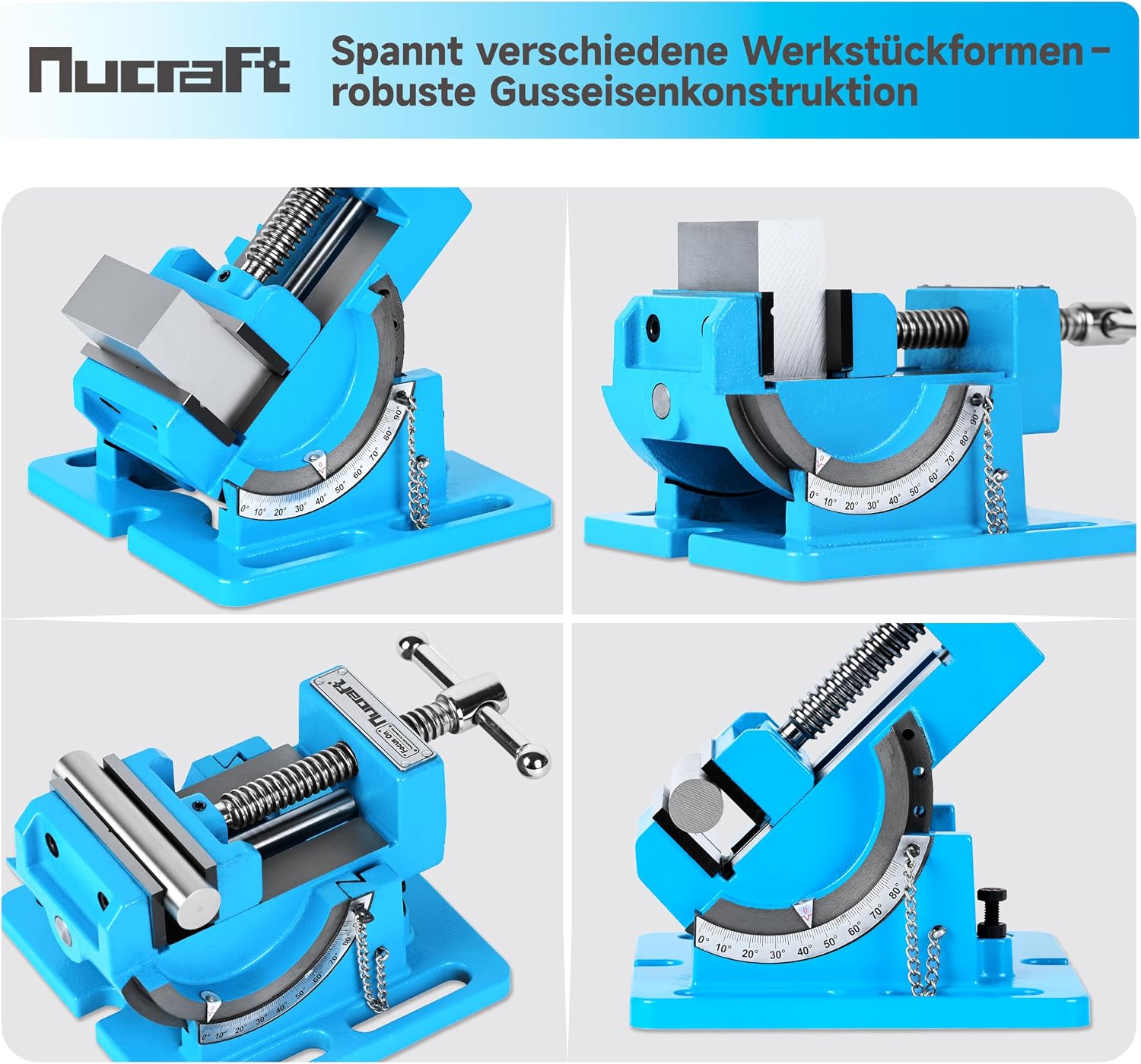 Nucraft Bohrmaschinen-Schraubstock Kippbarer 80mm/3''für Säulenbohrmaschine 5 Nucraft Bohrmaschinen-Schraubstock Kippbarer 80mm/3''für Säulenbohrmaschine – Bild 5