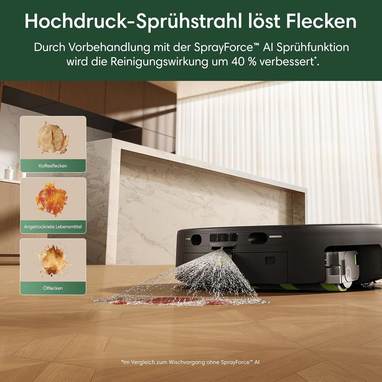 iRobot Roomba 676 Saugroboter, Laser+AI, 30.000 Pa, 80 °C Moppwäsche 3 iRobot Roomba 676 Saugroboter, Laser+AI, 30.000 Pa, 80 °C Moppwäsche – Bild 3