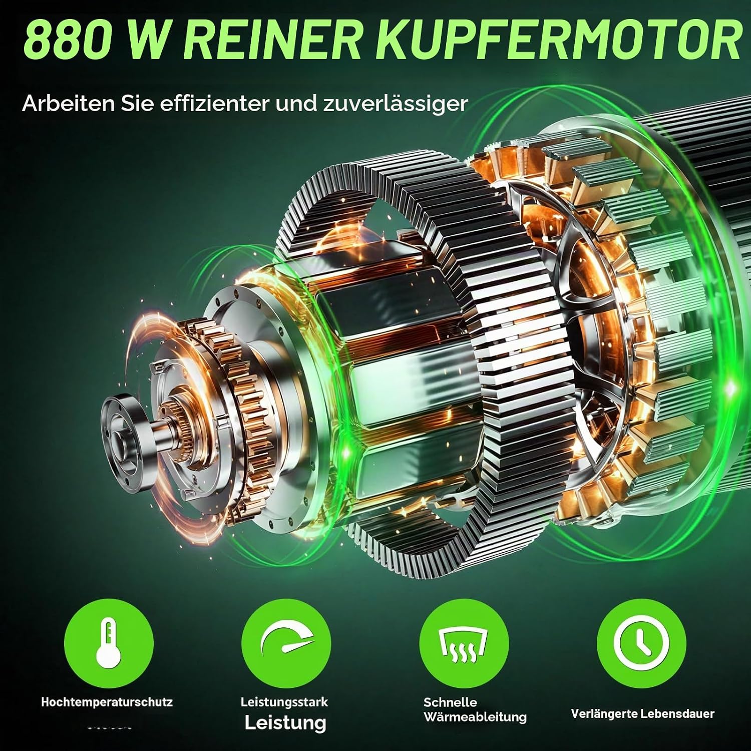 CEEPUY 6 Zoll Mini Akku-Kettensäge 2 x 4000 mAh elektrische Säge zum Beschneiden mit Ölpumpe, Handkettensäge zum Schneiden von Holz und Gärten 4 CEEPUY 6 Zoll Mini Akku-Kettensäge 2 x 4000 mAh elektrische Säge zum Beschneiden mit Ölpumpe, Handkettensäge zum Schneiden von Holz und Gärten – Bild 4