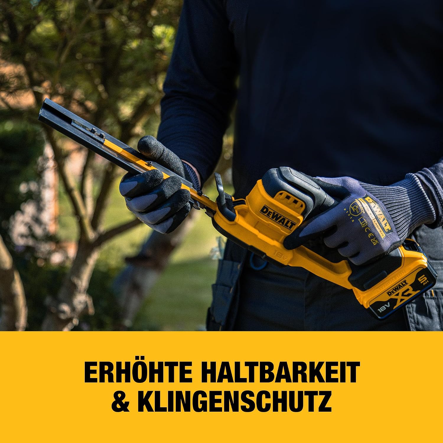 DEWALT 18V XR Kompakte Heckenschere, nur Gerät, DCMHT520N-XJ 5 DEWALT 18V XR Kompakte Heckenschere, nur Gerät, DCMHT520N-XJ – Bild 5