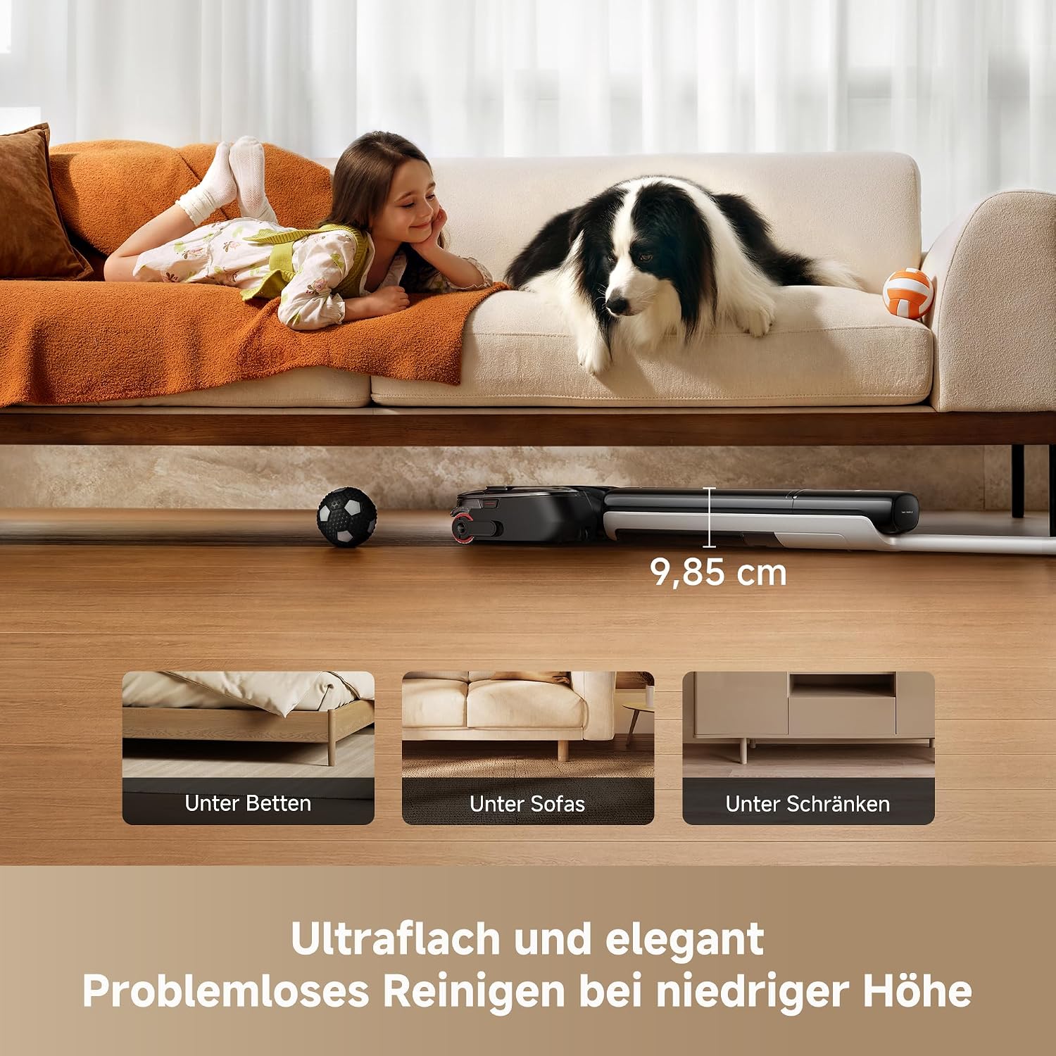 dreame T14 Pro-A Nass- & Trockensauger, 9,85 cm ultraflach 3 dreame T14 Pro-A Nass- & Trockensauger, 9,85 cm ultraflach – Bild 3