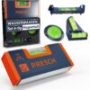 Presch Mini Wasserwaagen Set 4tlg. - Mini Wasserwaage, Kreuzwasserwaage, Dosenlibelle und Schnurwasserwaage - Allround-Set - Verstärkter Magnet für maximale Haftung - Bruchfeste Acrylglaslibellen 2 81ZclLMoMbL. AC SL1500