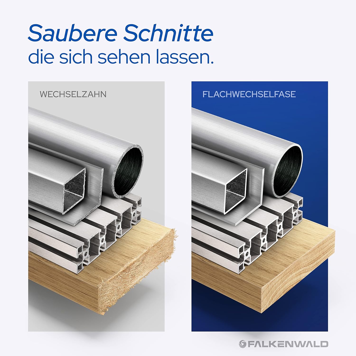 FALKENWALD Multi Sägeblatt 260x30 - Kreissägeblatt 260x30 Holz Metall Alu 5 FALKENWALD Multi Sägeblatt 260x30 - Kreissägeblatt 260x30 Holz Metall Alu – Bild 5