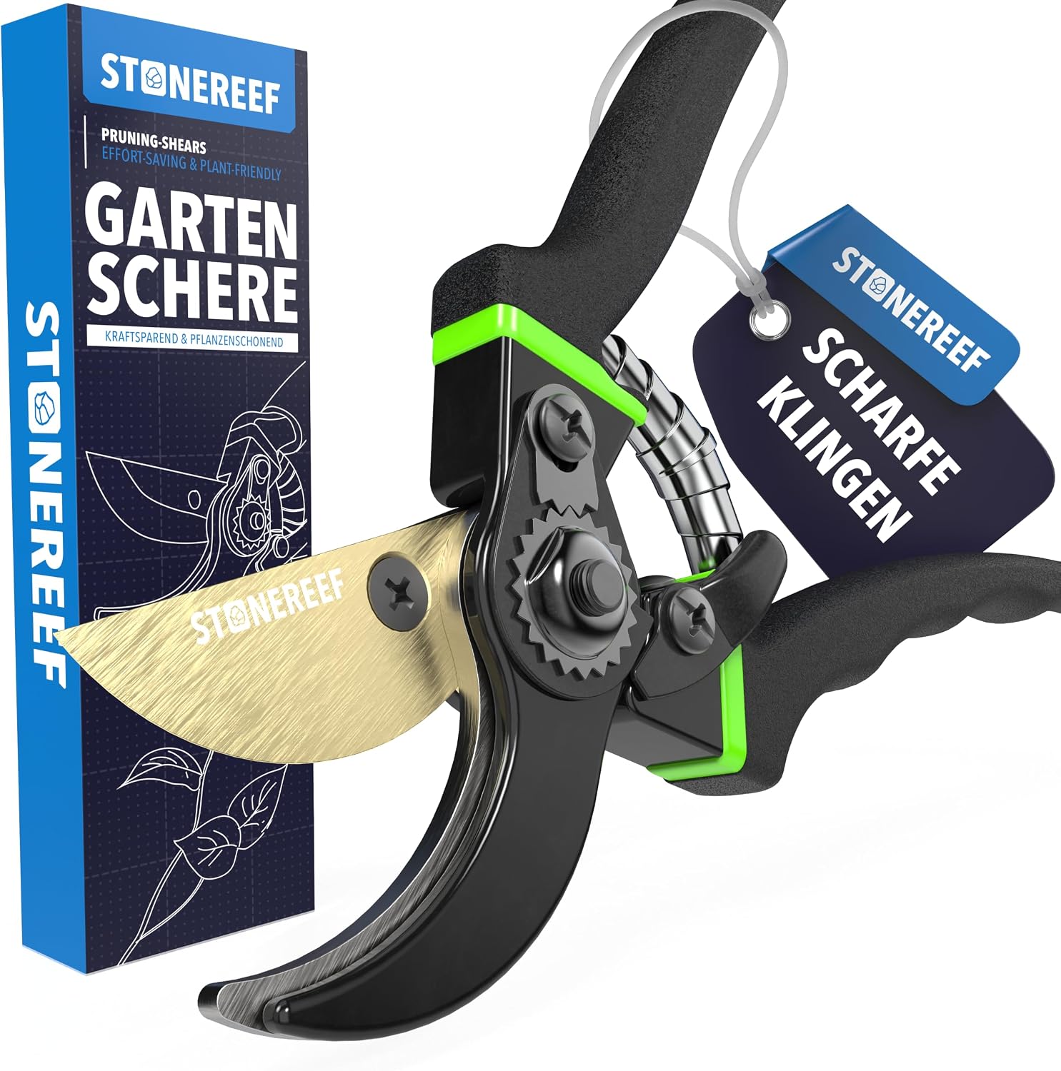 Gartenschere Bypass SK5 Carbonstahl Rosenschere Rebschere scharf 1 Gartenschere Bypass SK5 Carbonstahl Rosenschere Rebschere scharf