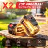 MZK 20V Teleskop Heckenschere Akku 2X 4,0Ah 57cm 6 81h8q3x14VL. AC SL1500 1
