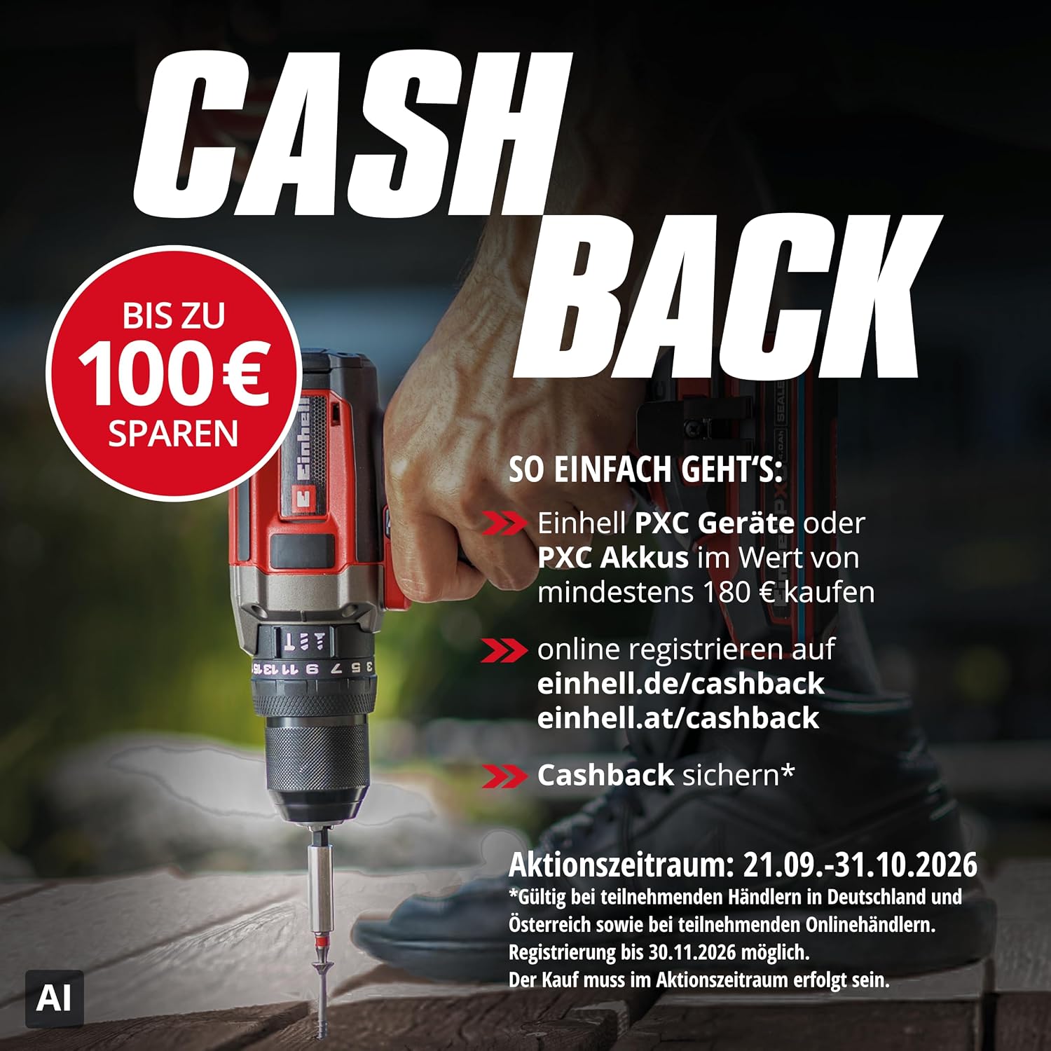 Einhell Professional Akku-Bohrhammer TP-HD 18/26 D Li BL-Solo 2 Einhell Professional Akku-Bohrhammer TP-HD 18/26 D Li BL-Solo – Bild 2