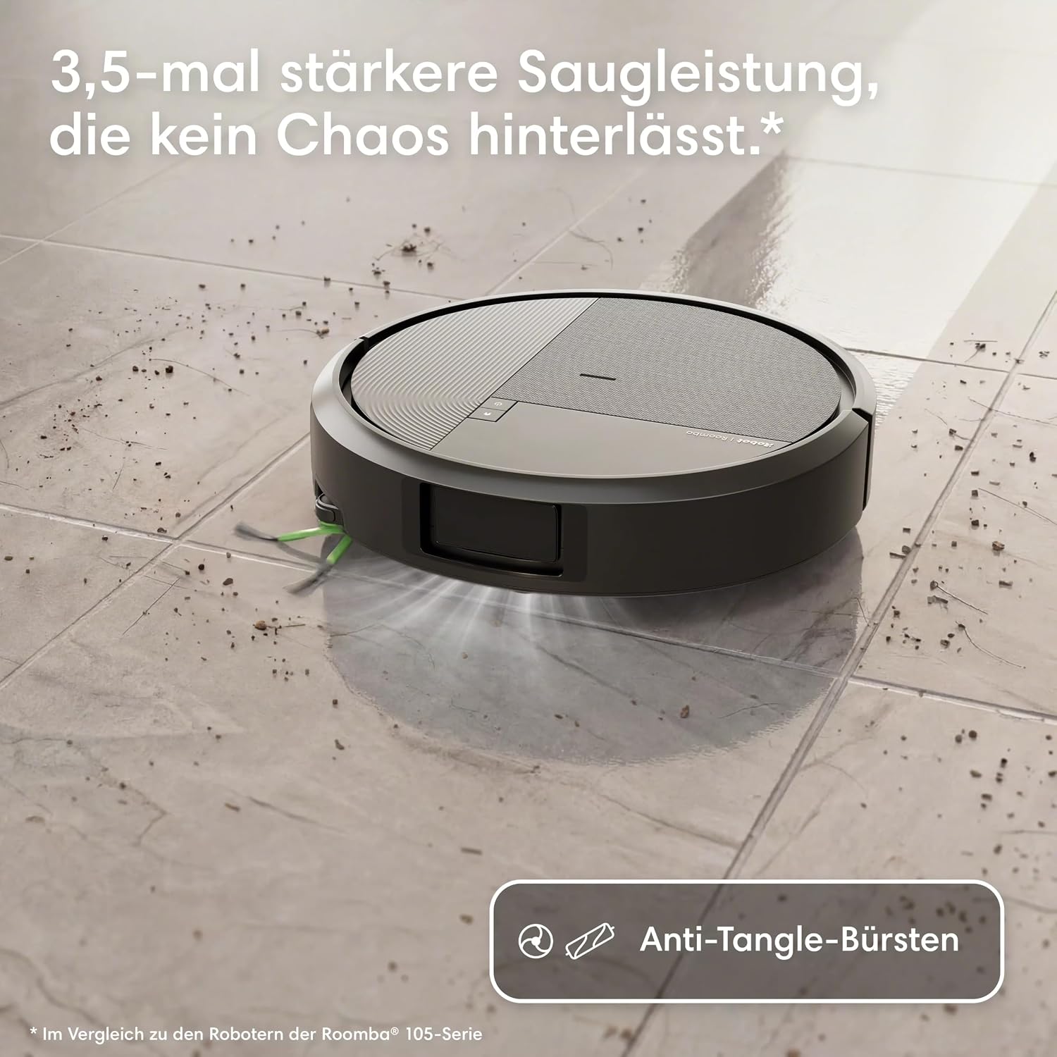 iRobot Roomba Plus 576 Saugroboter, AutoWash Basis, Heißwasser-Wischmopp 2 iRobot Roomba Plus 576 Saugroboter, AutoWash Basis, Heißwasser-Wischmopp – Bild 2
