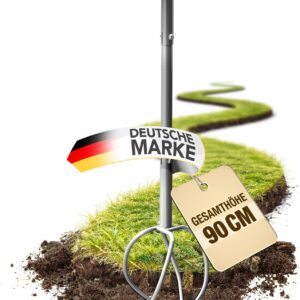 Gartenkralle mit T-Griff | Handkultivator & Bodenlockerer | Twist Tiller zum Boden Lockern, Belüften & Unkraut Entfernen | Garten Werkzeug