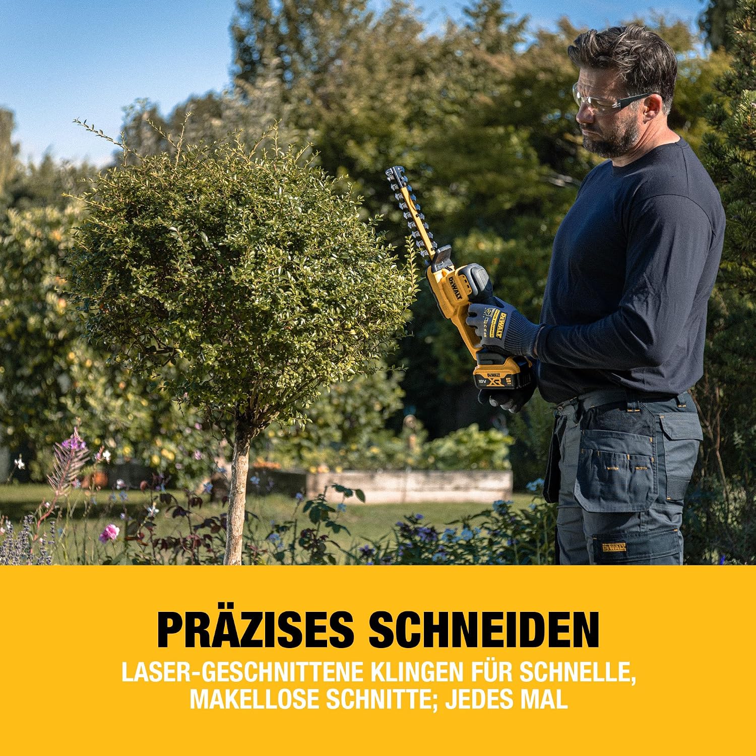DEWALT 18V XR Kompakte Heckenschere, nur Gerät, DCMHT520N-XJ 2 DEWALT 18V XR Kompakte Heckenschere, nur Gerät, DCMHT520N-XJ – Bild 2
