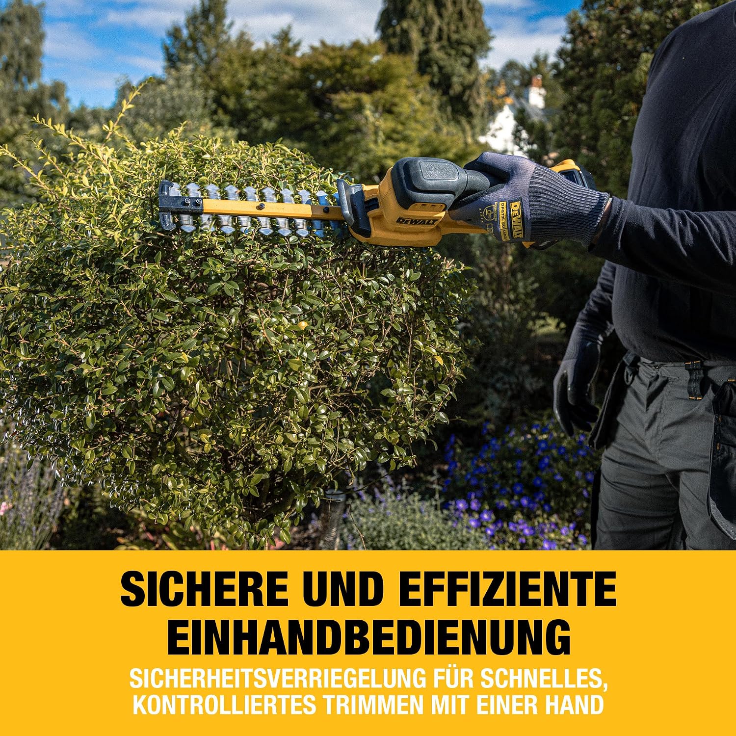 DEWALT 18V XR Kompakte Heckenschere, nur Gerät, DCMHT520N-XJ 4 DEWALT 18V XR Kompakte Heckenschere, nur Gerät, DCMHT520N-XJ – Bild 4