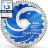 FALKENWALD Multi Sägeblatt 260x30 - Kreissägeblatt 260x30 Holz Metall Alu 3 91WKkEiis3L. AC SL1500