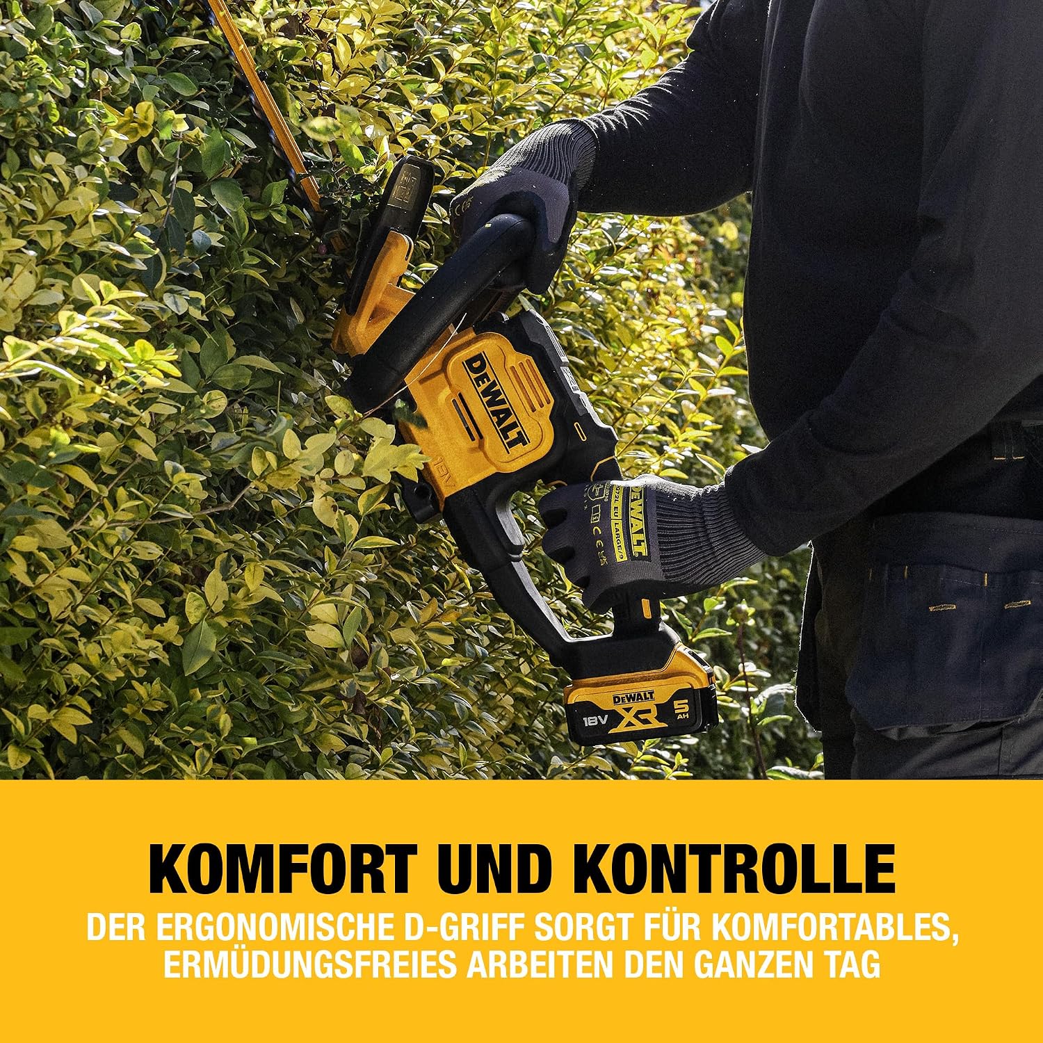 DEWALT 18V XR Bürstenlose Heckenschere, nur Gerät, DCMHT567N-XJ 5 DEWALT 18V XR Bürstenlose Heckenschere, nur Gerät, DCMHT567N-XJ – Bild 5