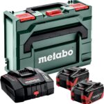 metabo Basis-Set, 2X LiHDX 8.0 Ah Metabo Akkus & Schnellladegerät ASC 290